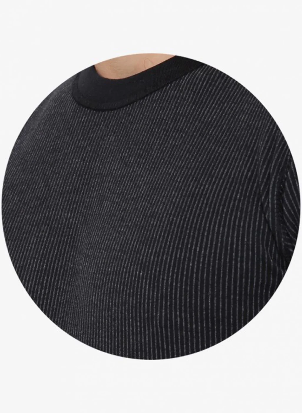 Men Black Solid Thermal Vest - Image 5