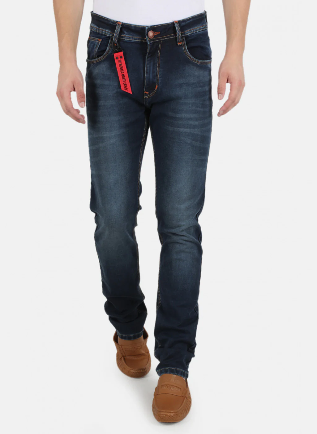 Men Blue Narrow Fit Denim