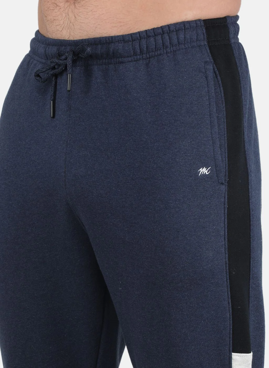 Men Blue Solid Tracksuit - Image 6