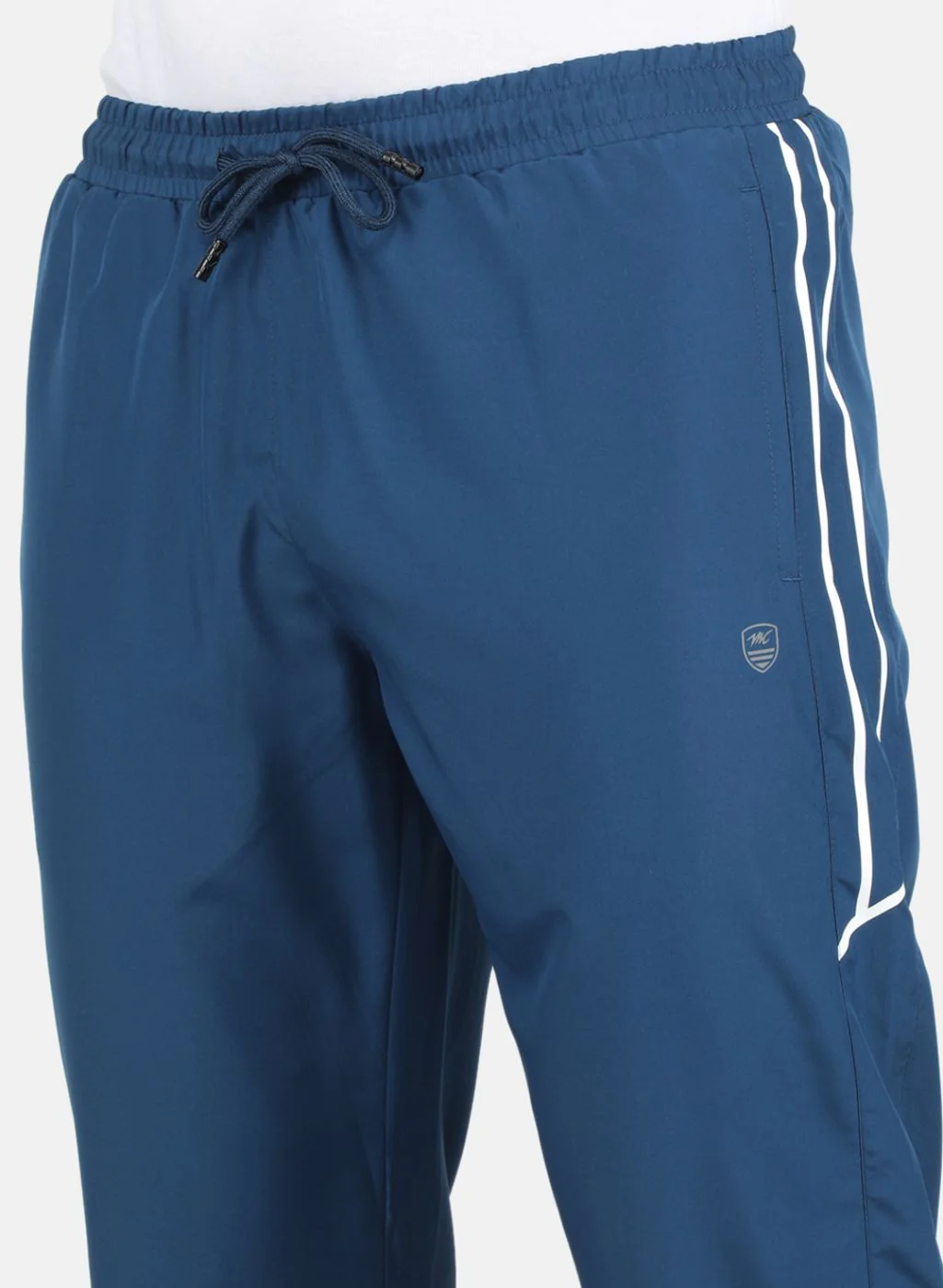 Men Blue Solid Tracksuit - Image 6