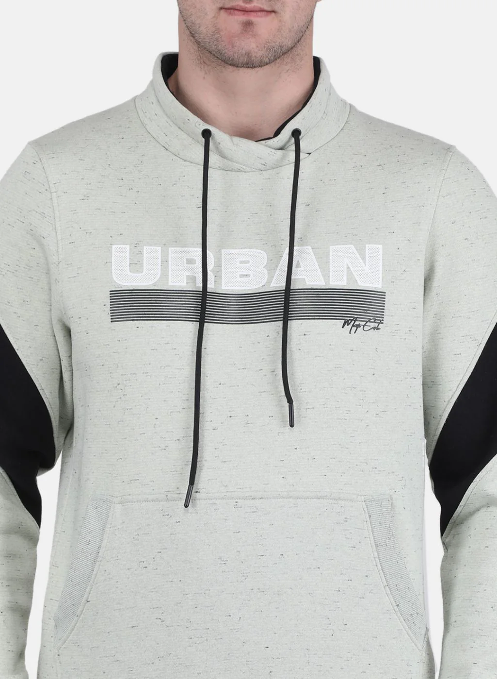 Men Green Printed Tracksuit - Image 5