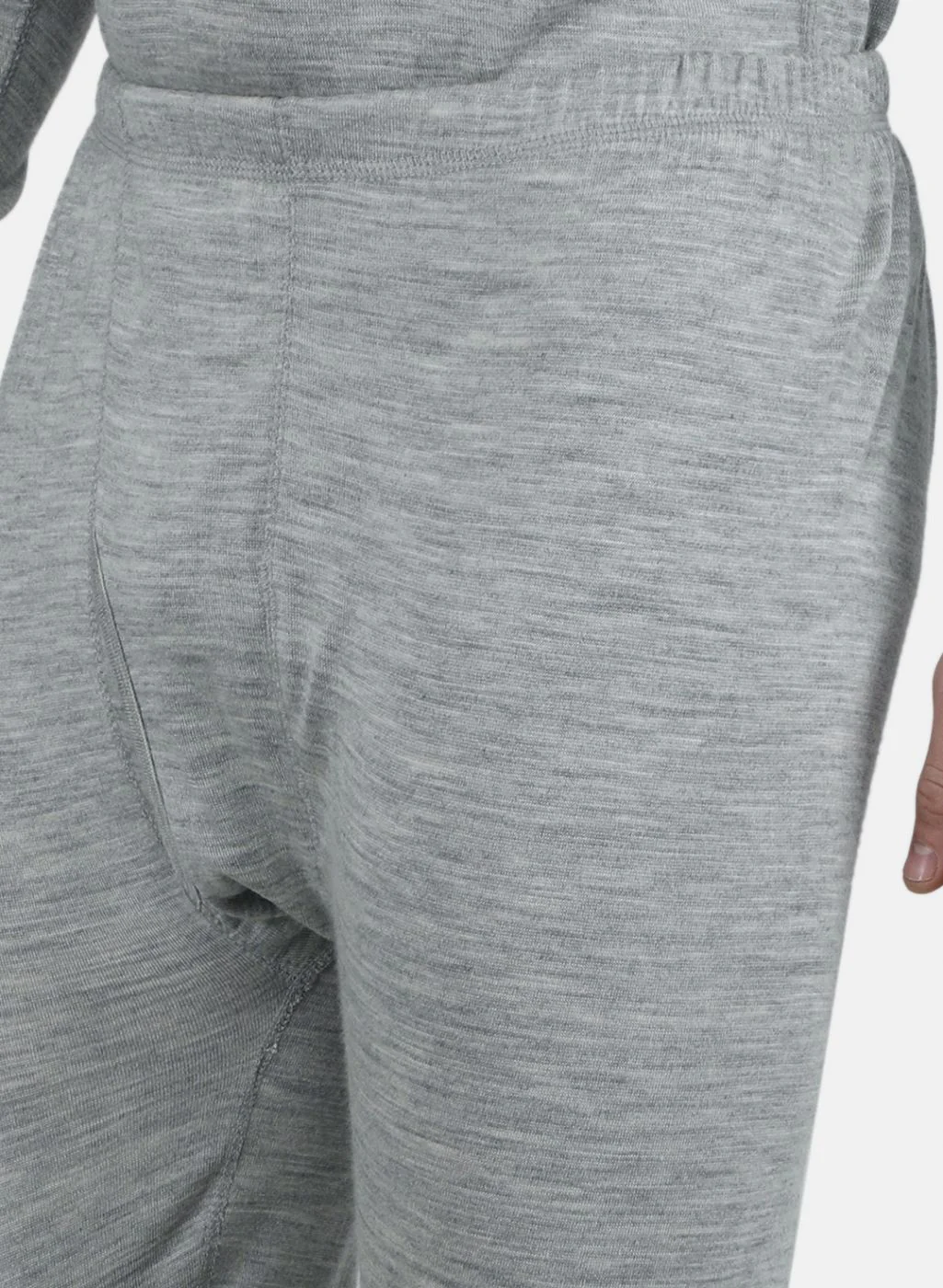 Men Grey Solid Thermal Lower - Image 5