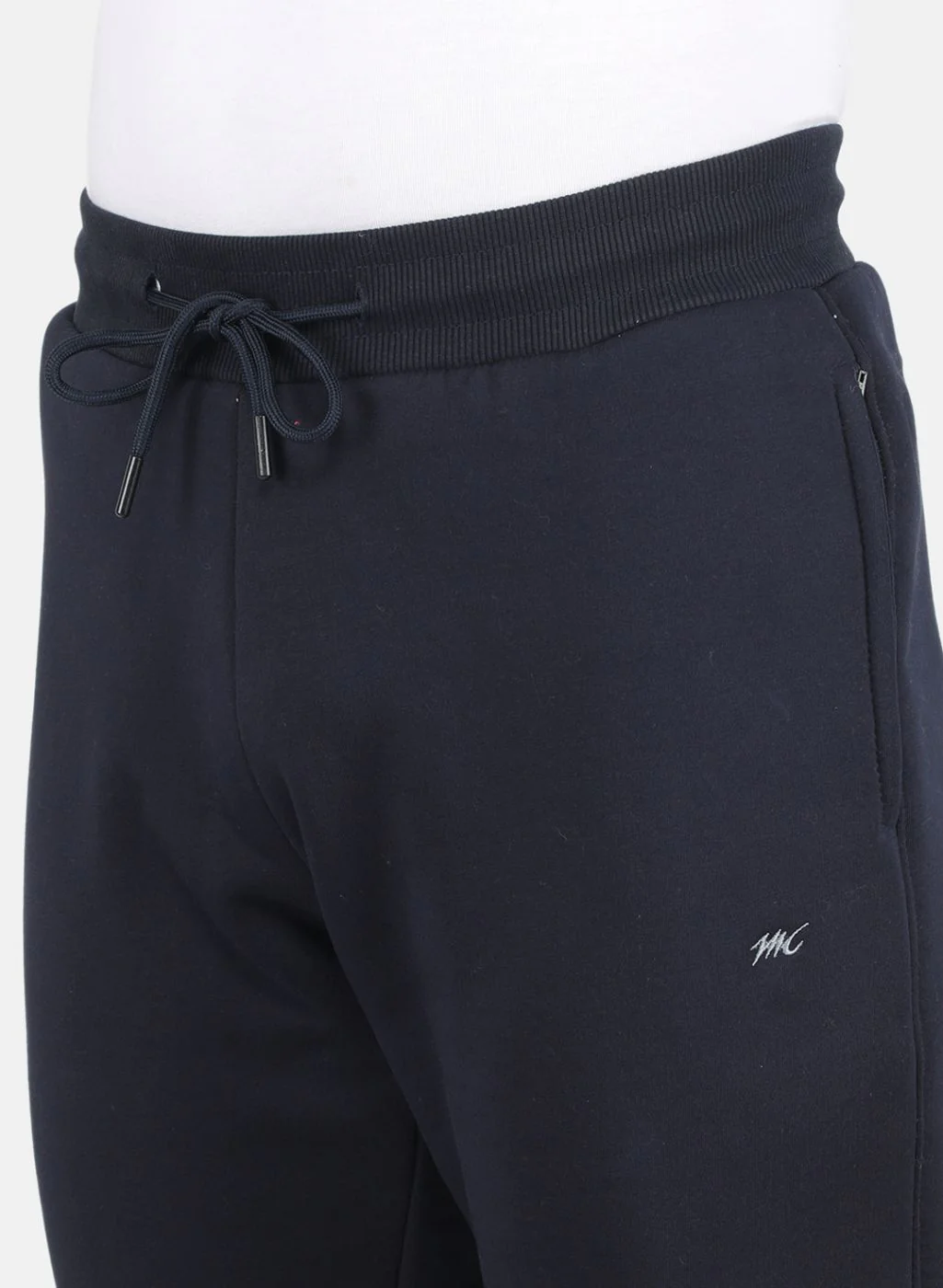 Men Grey Solid Tracksuit - Image 5