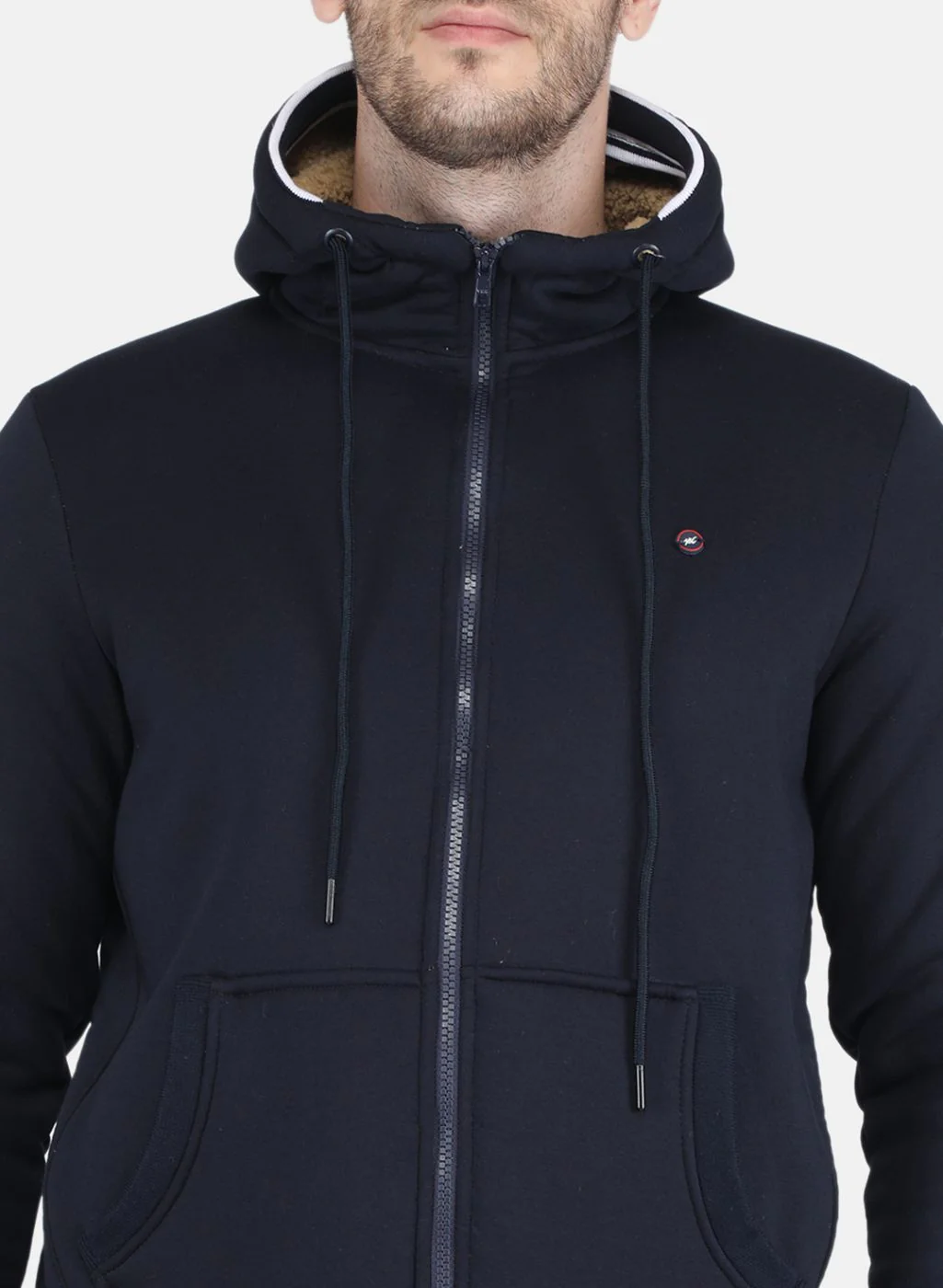 Men Grey Solid Tracksuit - Image 6