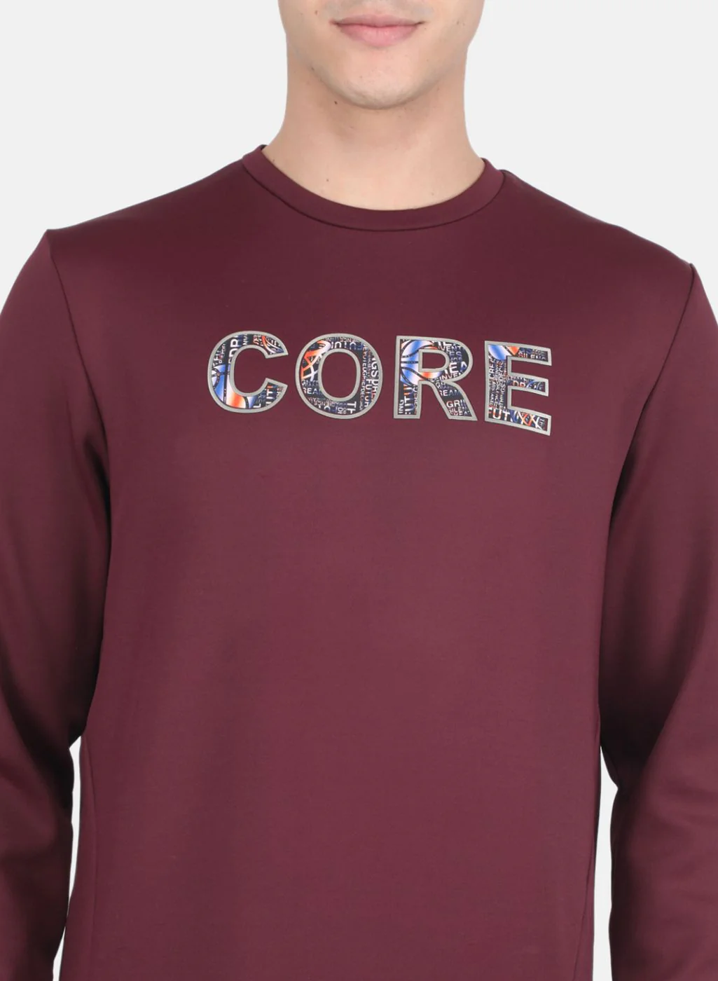 Men Maroon Solid Tracksuit - Image 6