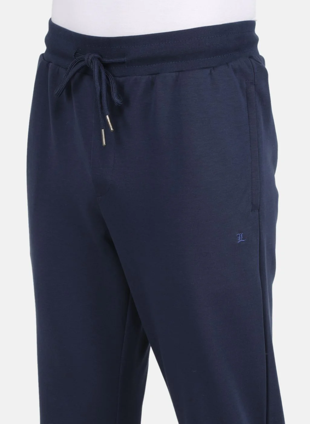 Men NAvy Blue Check Tracksuit - Image 6