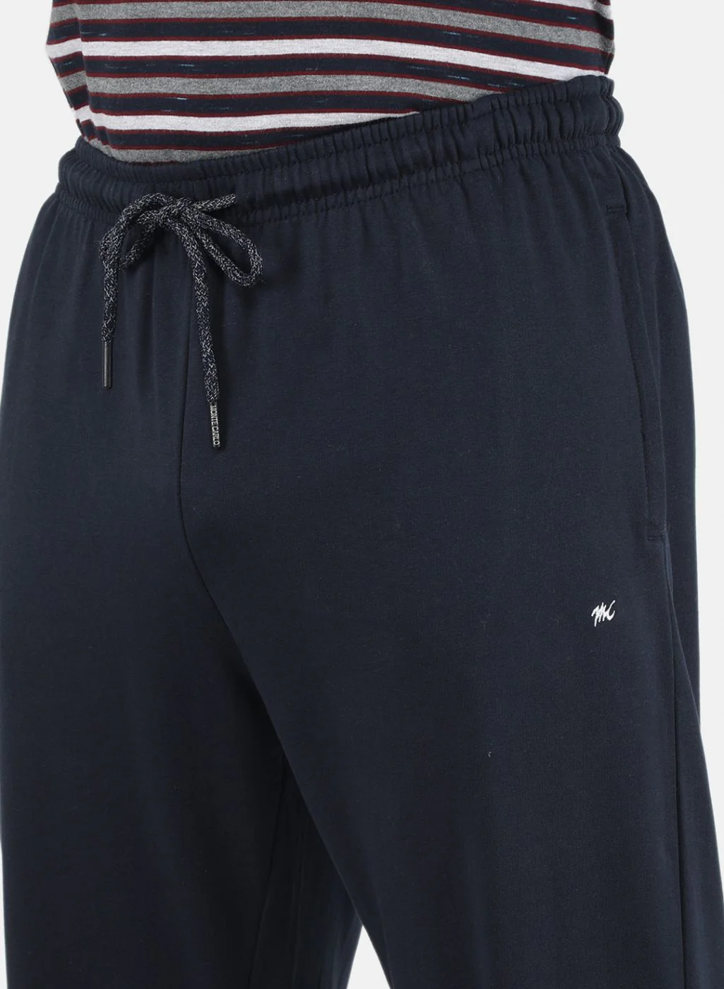 Men NAvy Blue Stripe Tracksuit - Image 6