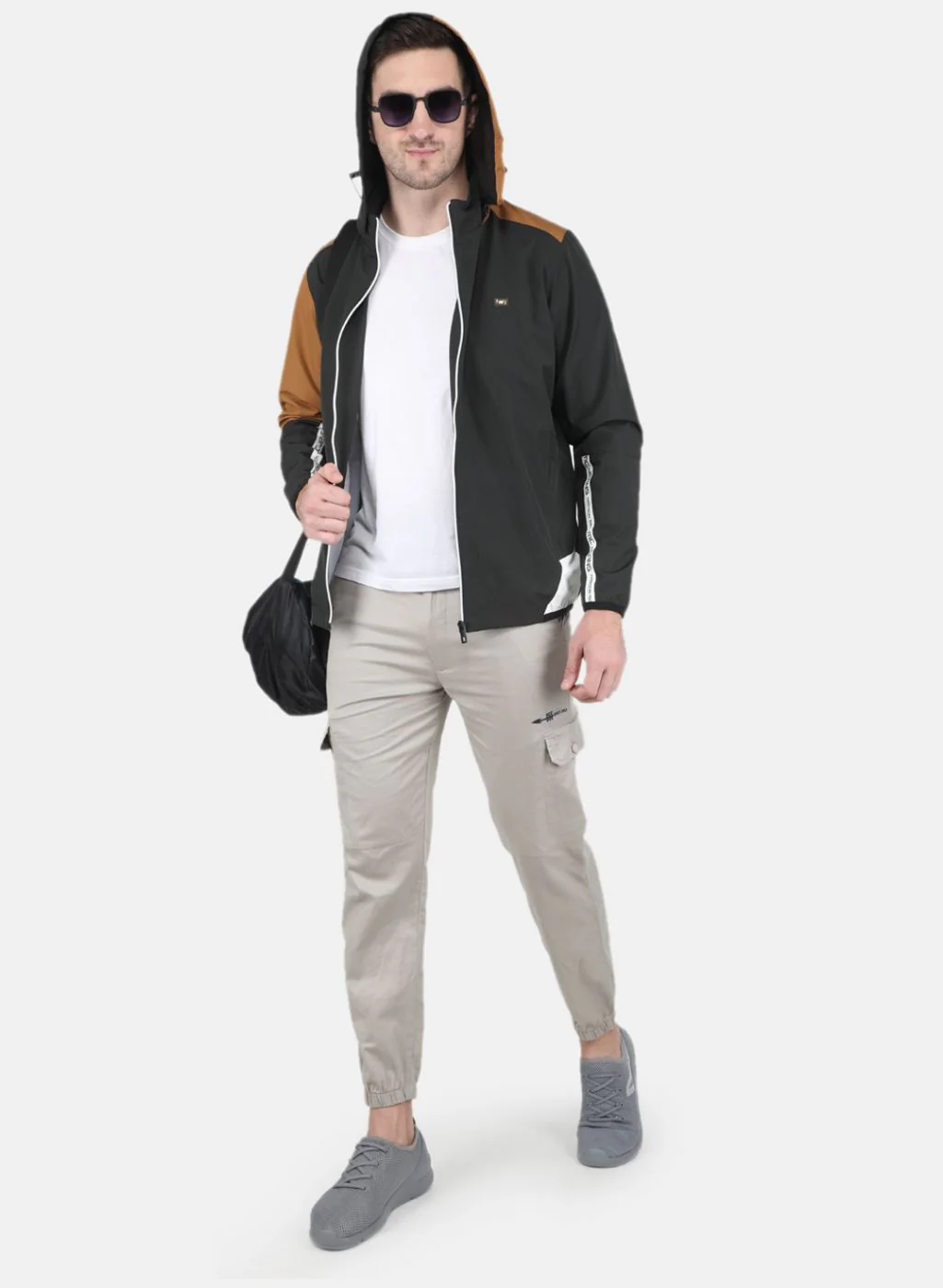 Men Olive Solid Jacket - Image 4
