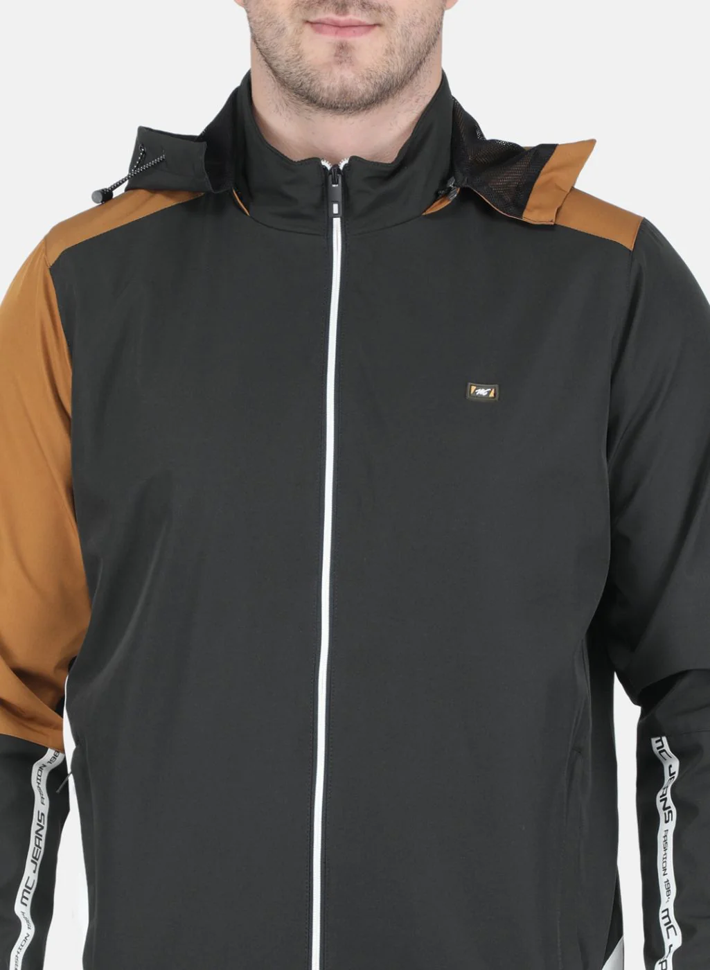 Men Olive Solid Jacket - Image 5