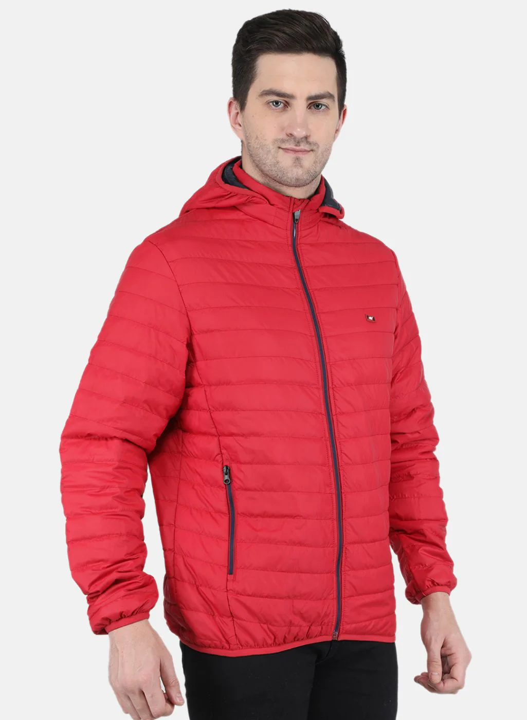 Men Red Solid Jacket - Image 6