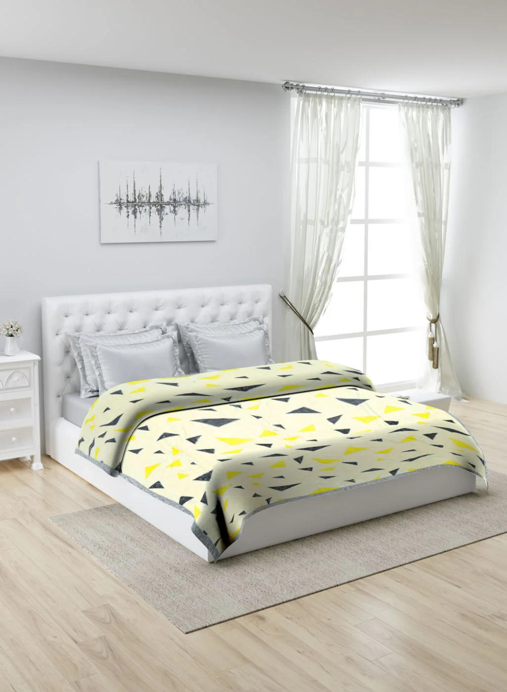 Printed Mink Double Blanket for Heavy Winter -1 Ply - Image 2