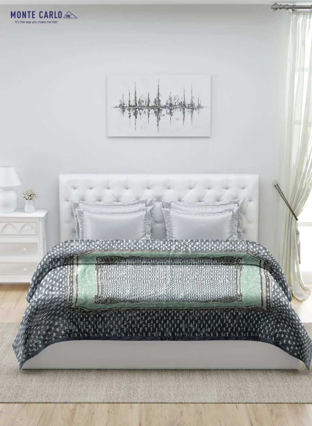 Printed Mink Double Blanket for Heavy Winter -1 Ply - Image 3