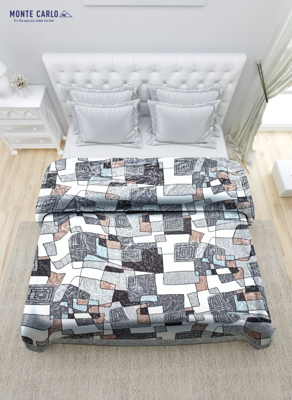 Printed Mink Double Blanket for Heavy Winter -1 Ply - Image 4