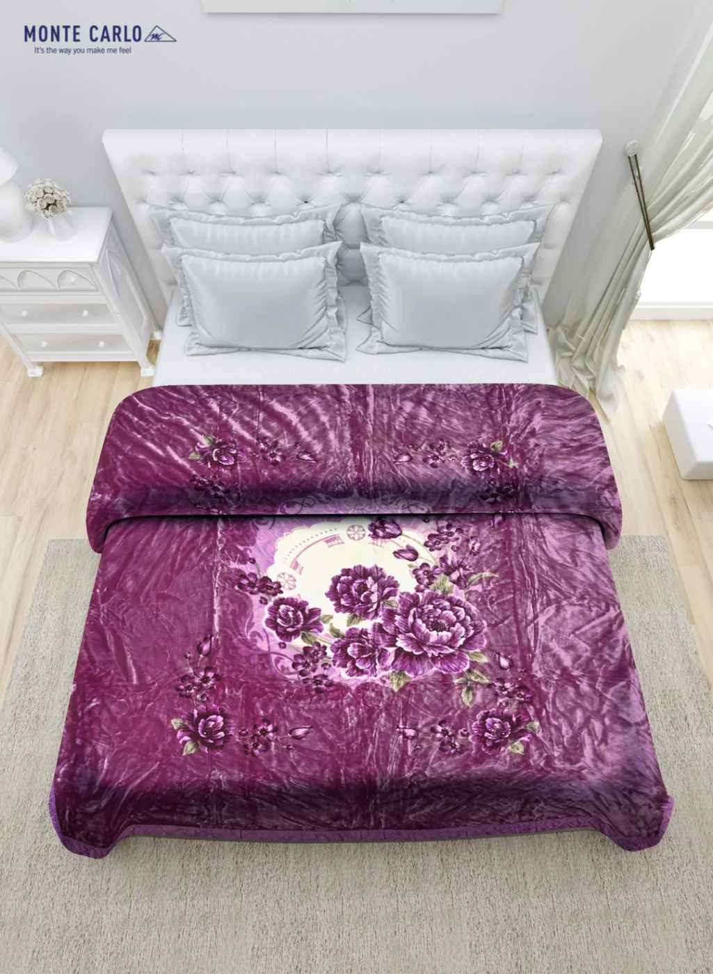 Printed Mink Double Blanket for Heavy Winter -1 Ply - Image 4