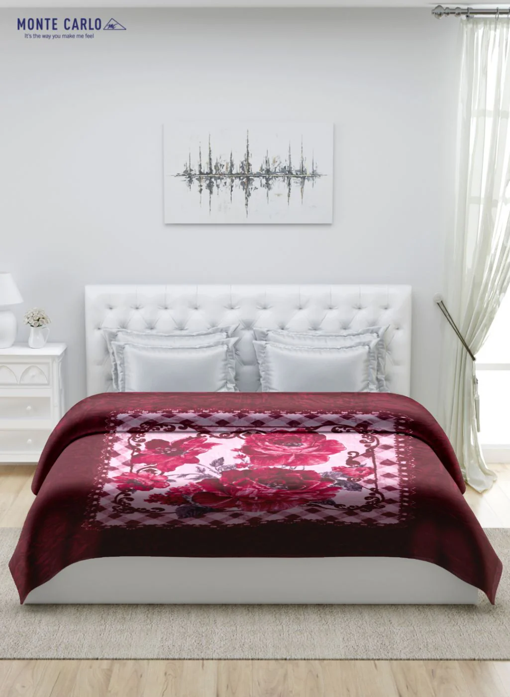 Printed Mink Double Blanket for Heavy Winter -1 Ply - Image 3