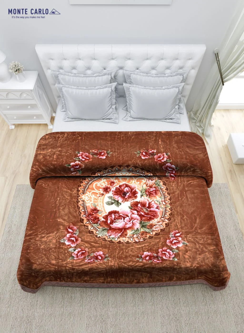 Printed Mink Double Blanket for Heavy Winter -1 Ply - Image 4