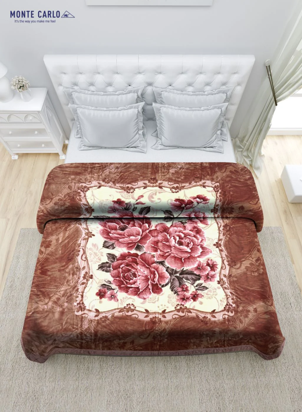 Printed Mink Double Blanket for Heavy Winter -1 Ply - Image 4