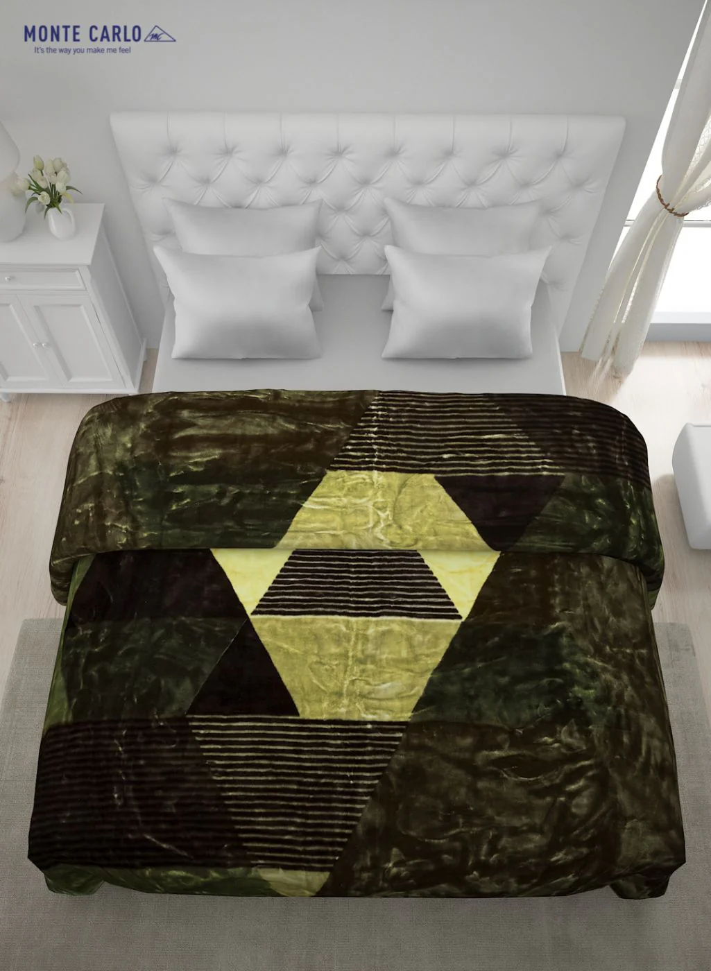 Printed Mink Double Blanket for Heavy Winter -2 Ply - Image 4