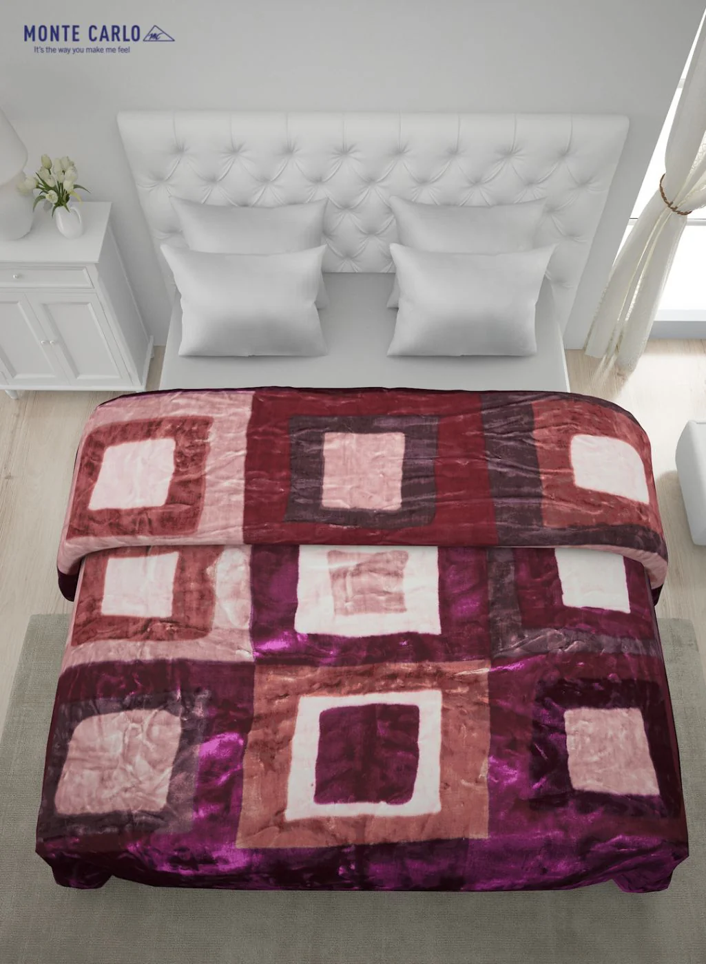 Printed Mink Double Blanket for Heavy Winter -2 Ply - Image 4