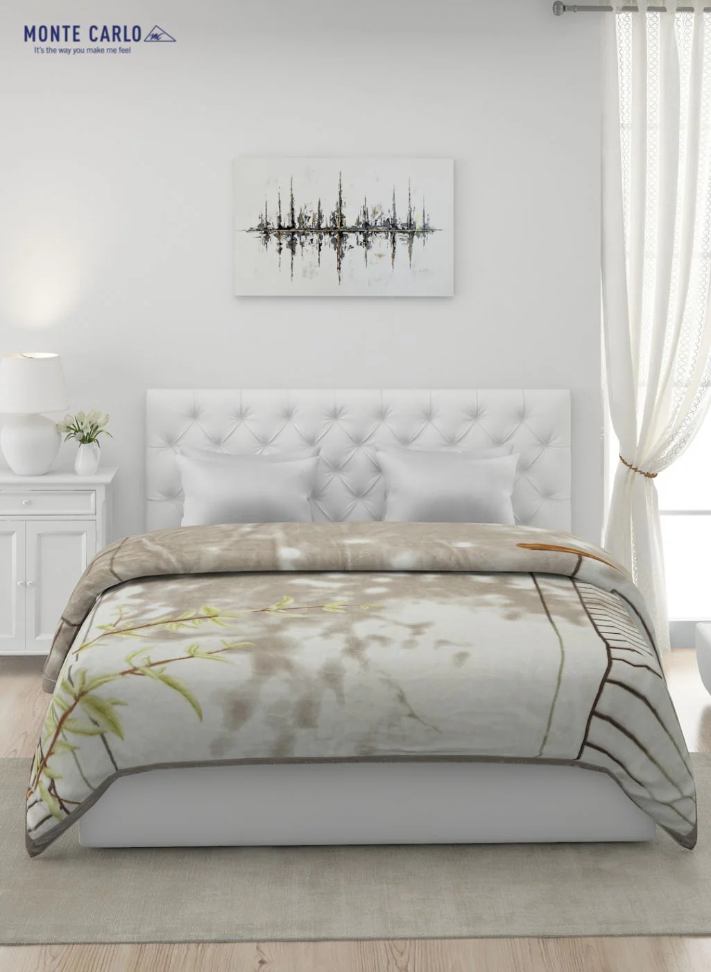 Printed Mink Double Blanket for Heavy Winter -2 Ply - Image 3