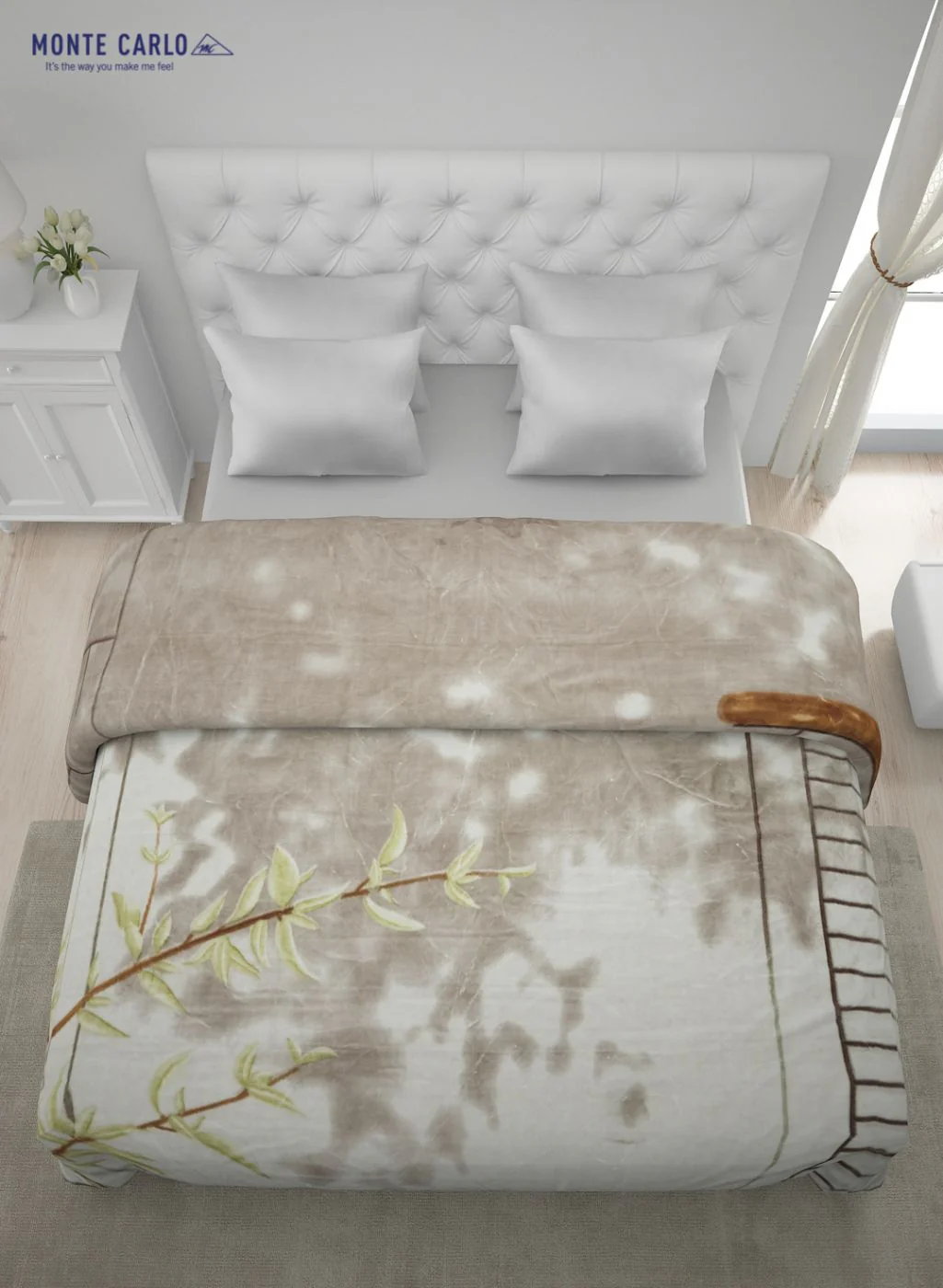 Printed Mink Double Blanket for Heavy Winter -2 Ply - Image 4