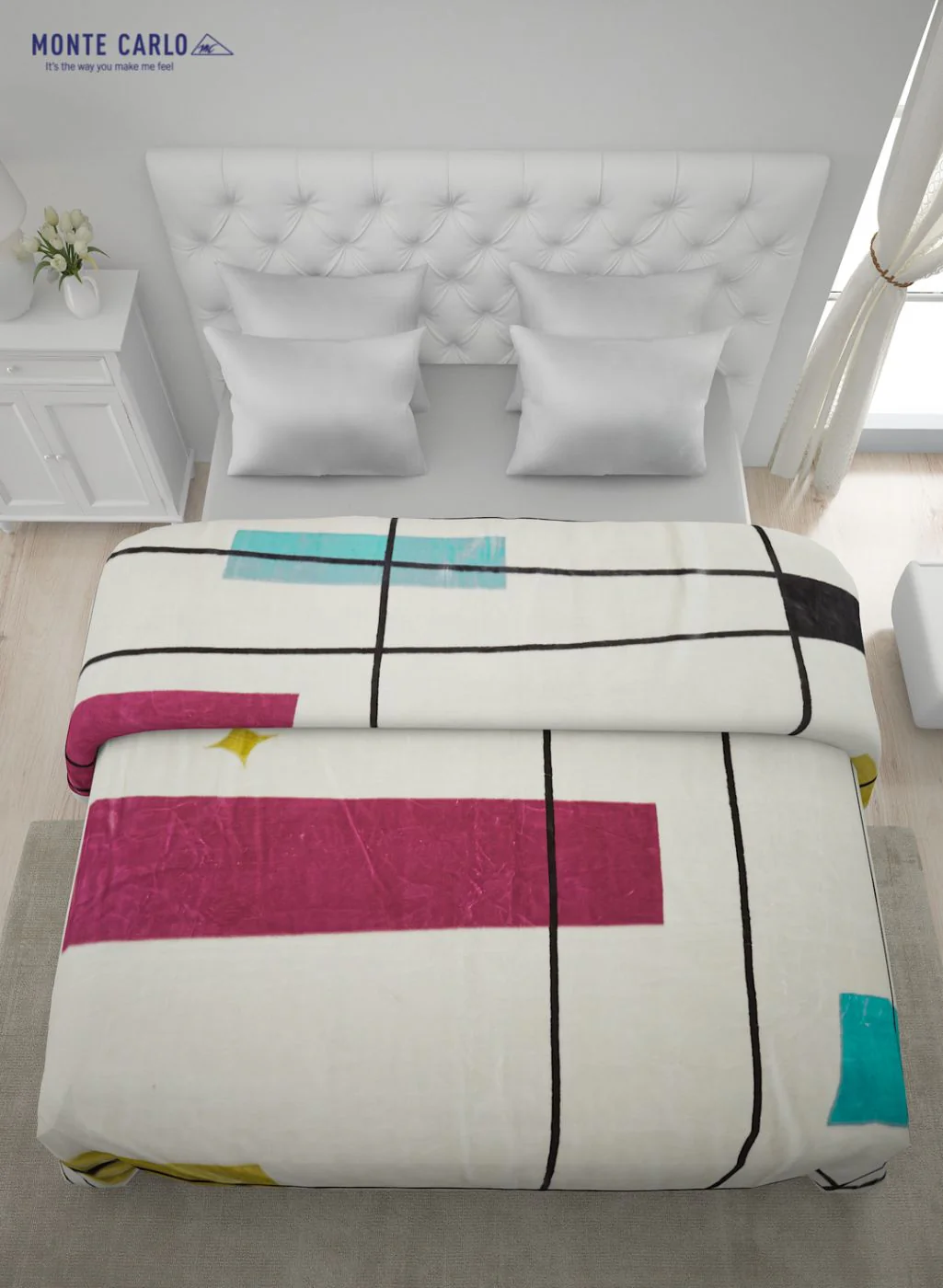 Printed Mink Double Blanket for Heavy Winter -2 Ply - Image 4