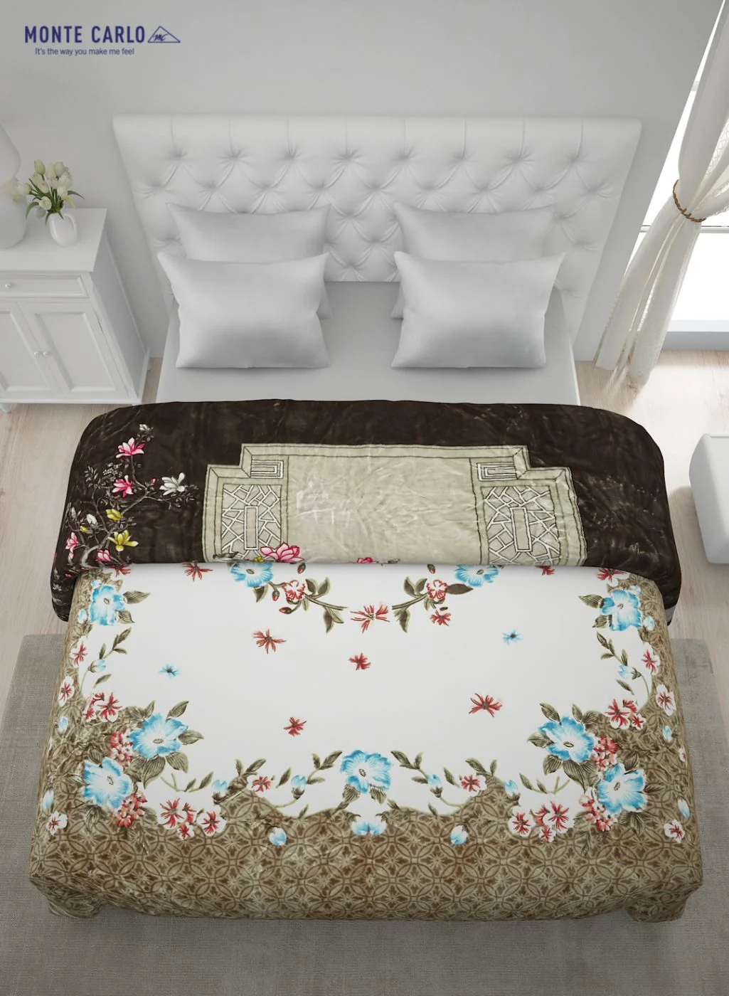 Printed Mink Double Blanket for Heavy Winter -2 Ply - Image 4