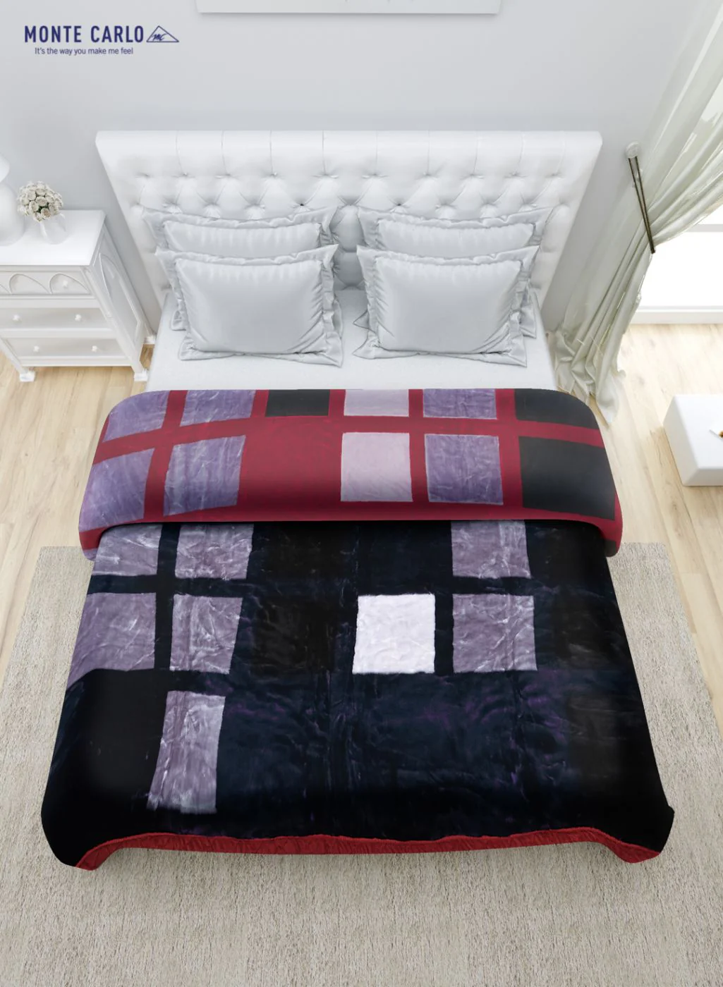 Printed Mink Double Blanket for Heavy Winter -2 Ply - Image 4