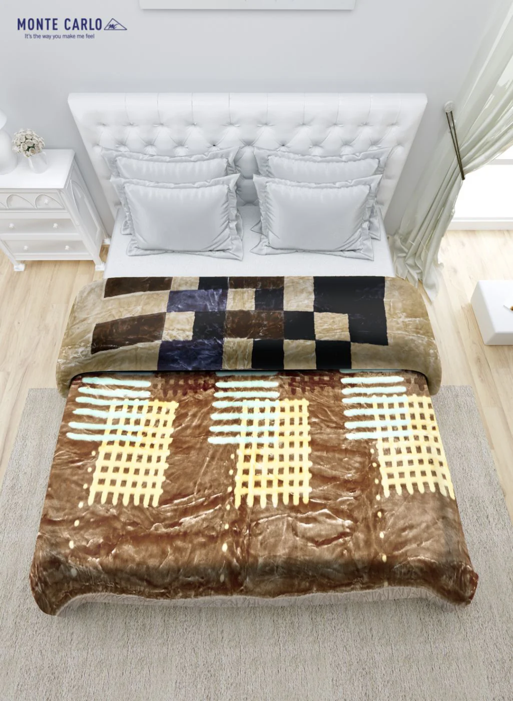 Printed Mink Double Blanket for Heavy Winter -2 Ply - Image 5