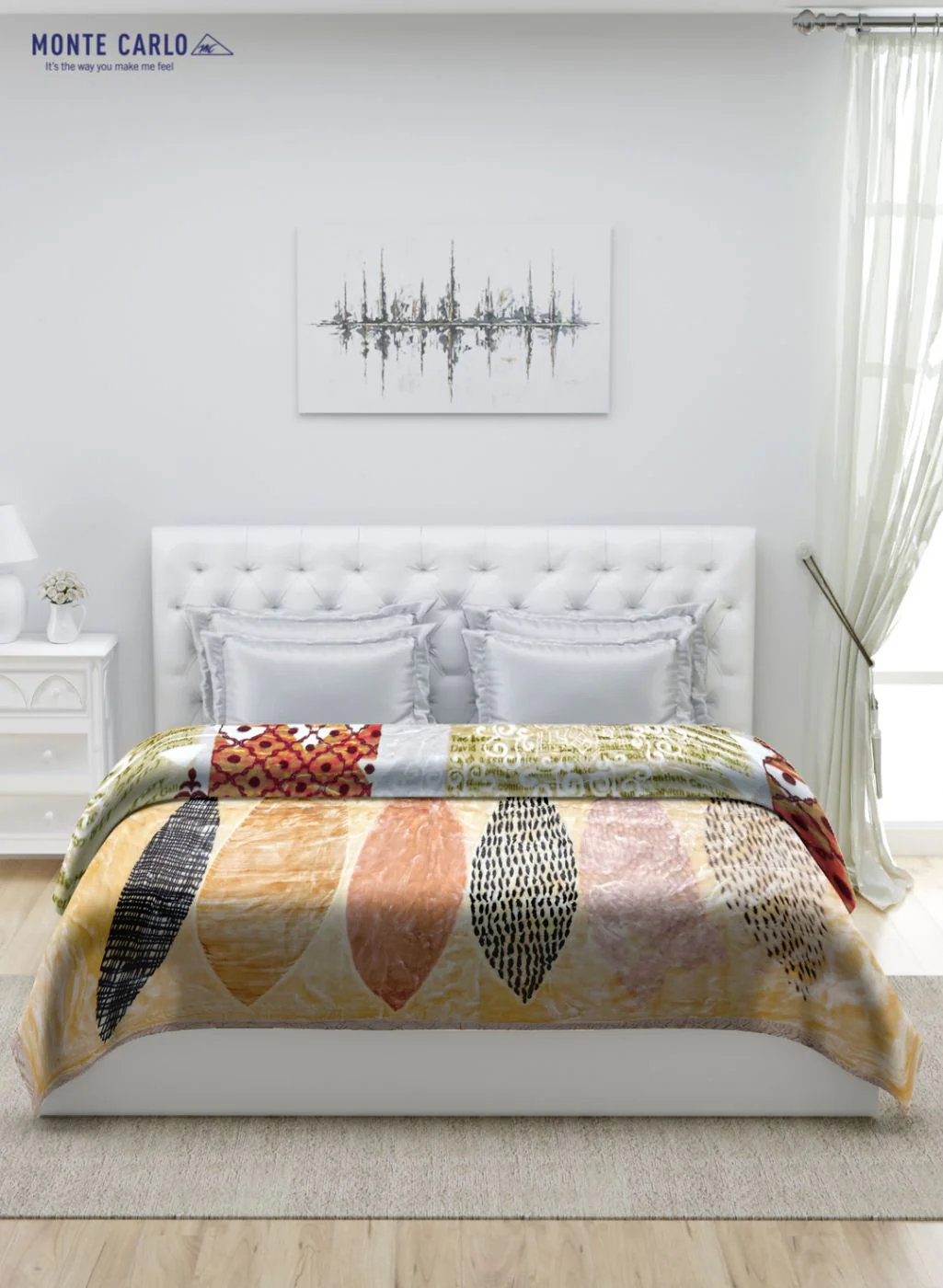 Printed Mink Double Blanket for Heavy Winter -2 Ply - Image 4