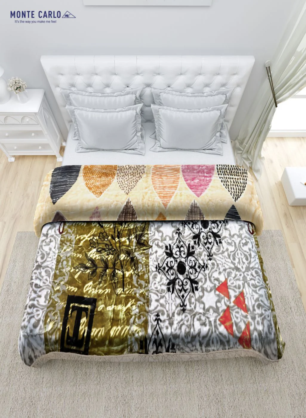 Printed Mink Double Blanket for Heavy Winter -2 Ply - Image 5
