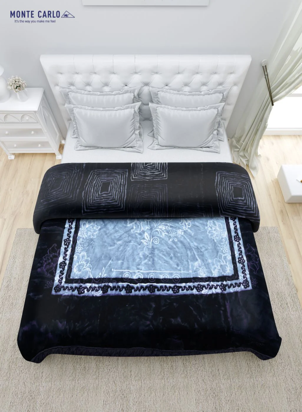 Printed Mink Double Blanket for Heavy Winter -2 Ply - Image 4