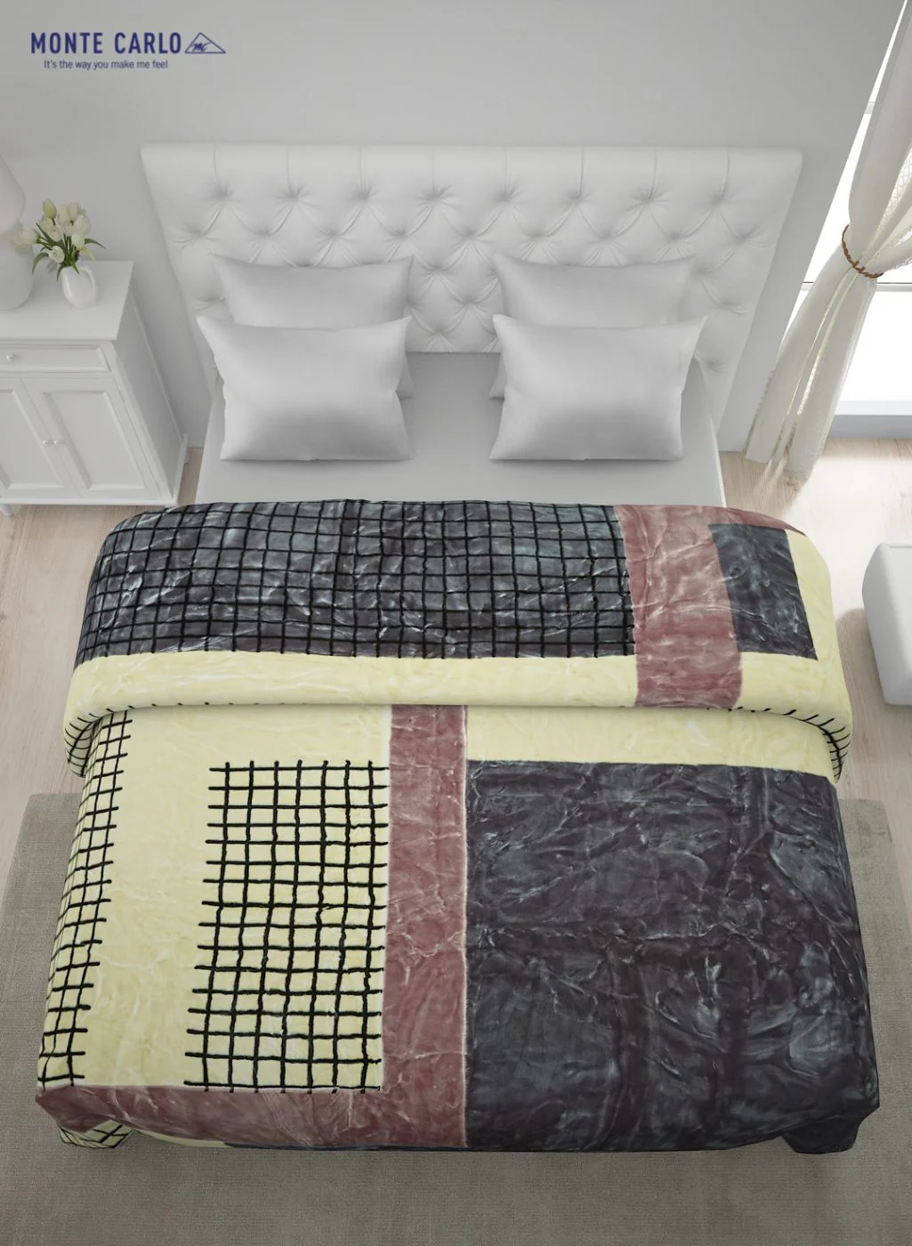 Printed Mink Double Blanket for Heavy Winter -2 Ply - Image 4