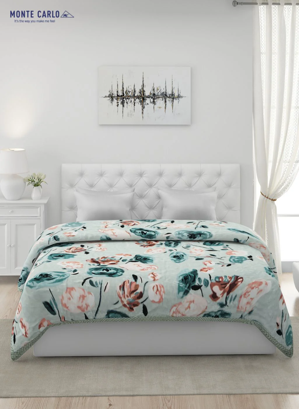 Printed Mink Double Blanket for Heavy Winter -2 Ply - Image 3