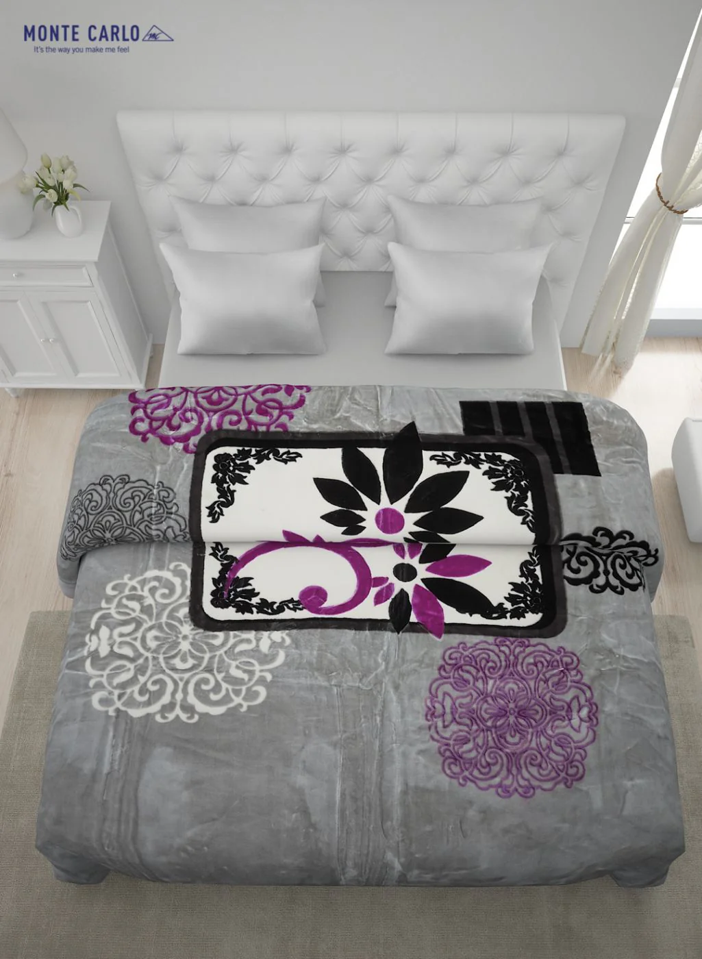 Printed Mink Double Blanket for Heavy Winter -2 Ply - Image 4