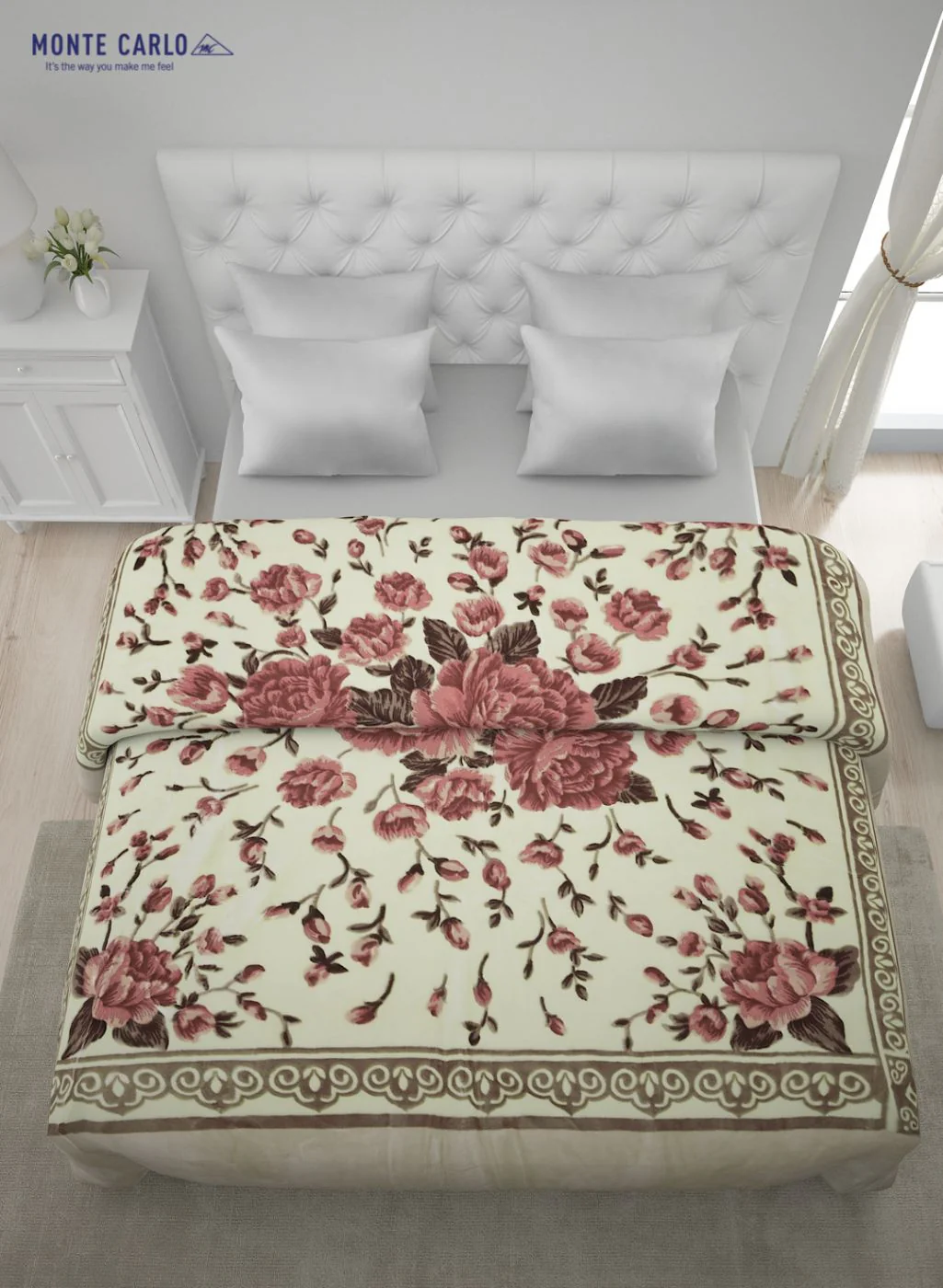 Printed Mink Double Blanket for Heavy Winter -2 Ply - Image 4