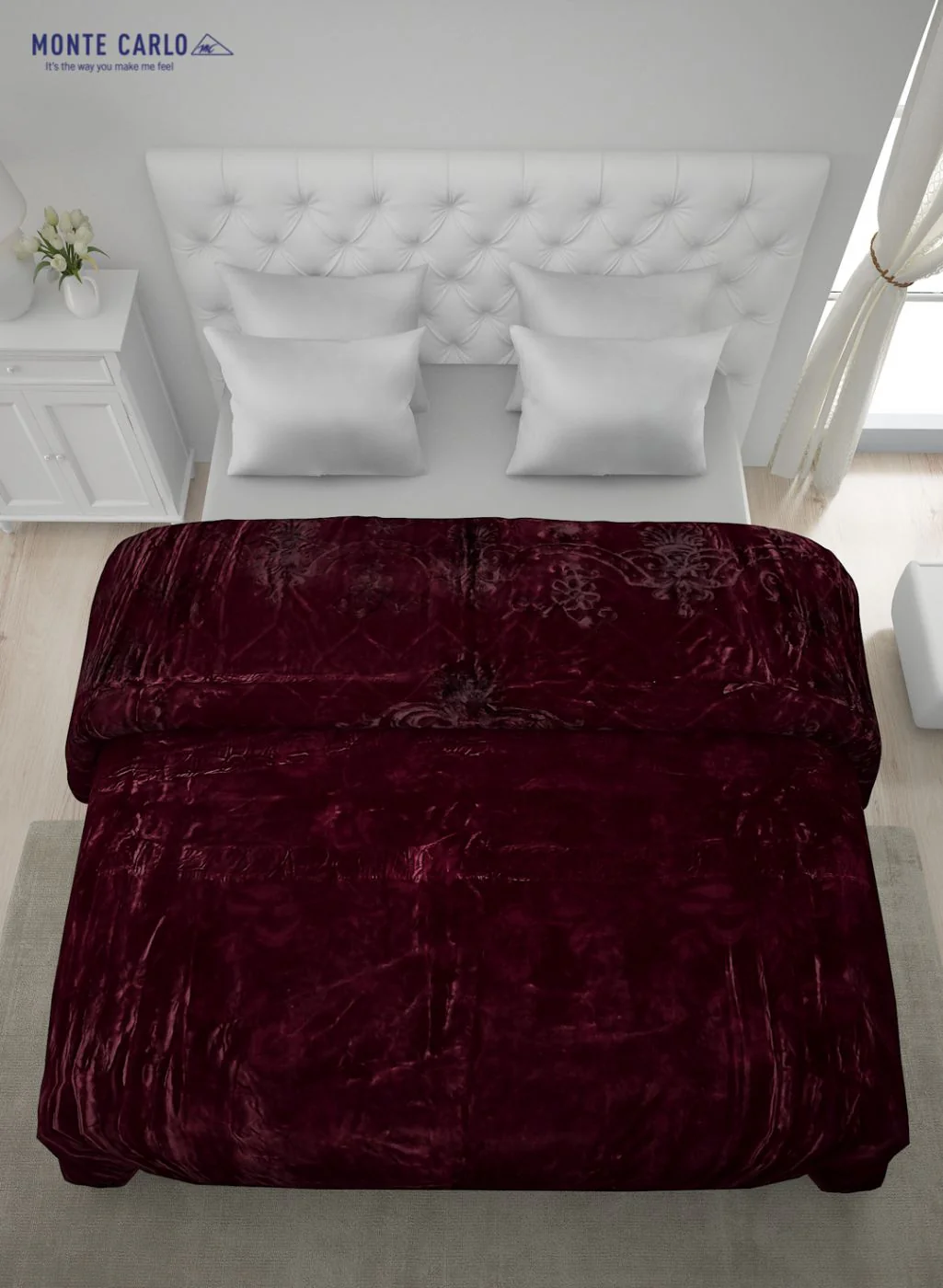 Printed Mink Double Blanket for Heavy Winter -2 Ply - Image 4
