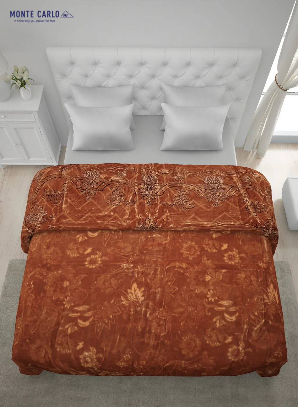 Printed Mink Double Blanket for Heavy Winter -2 Ply - Image 4