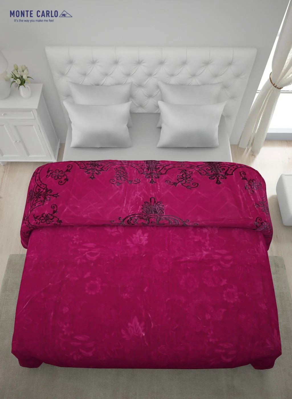 Printed Mink Double Blanket for Heavy Winter -2 Ply - Image 4