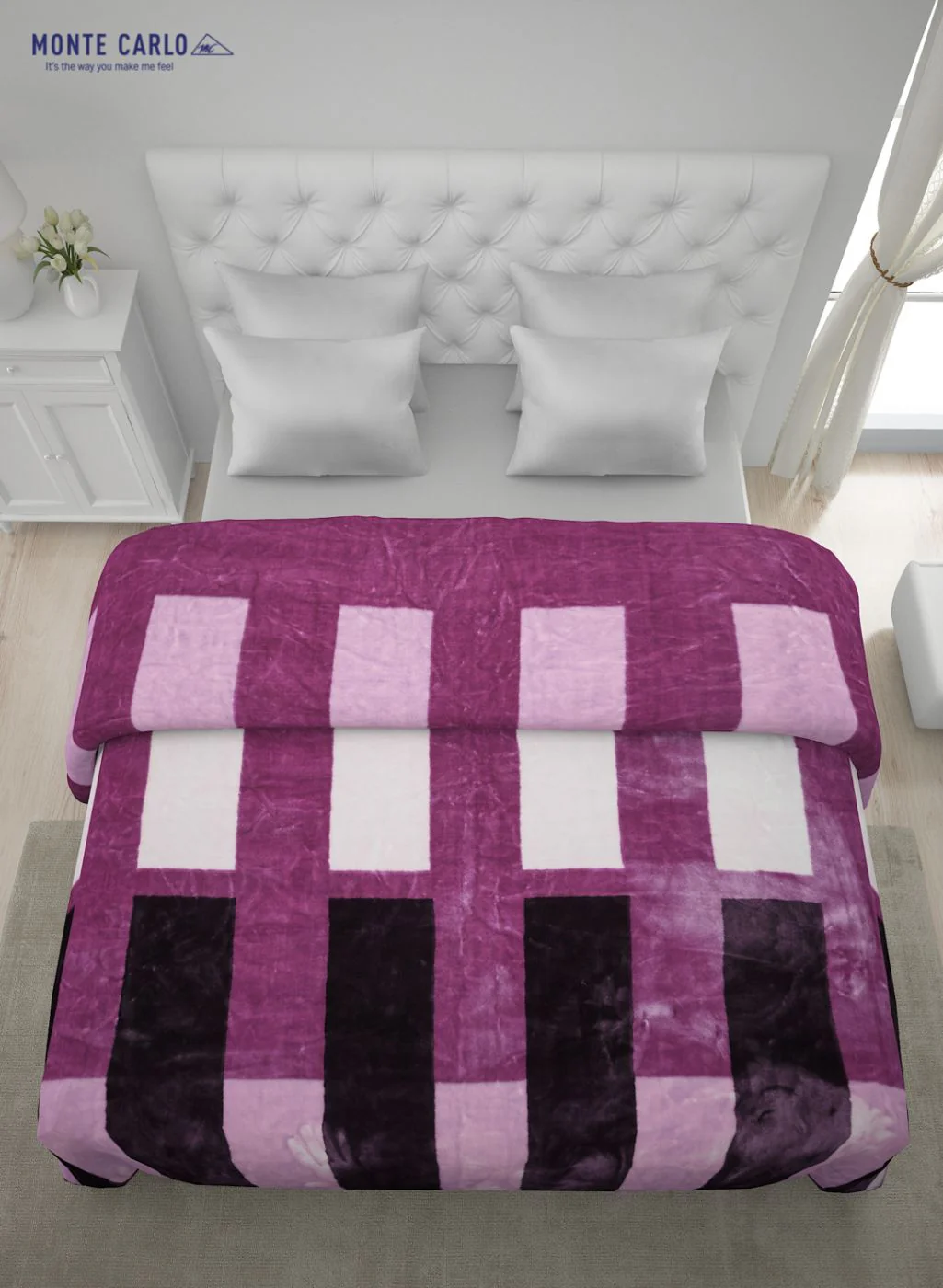 Printed Mink Double Blanket for Mild Winter - 1 Ply - Image 4