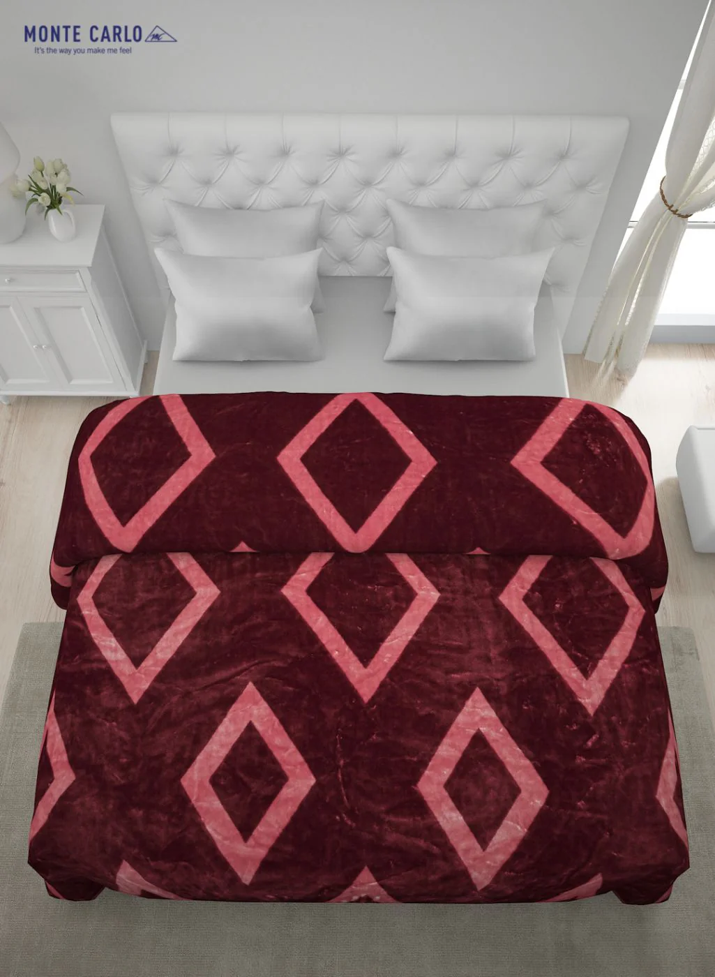 Printed Mink Double Blanket for Mild Winter - 1 Ply - Image 4
