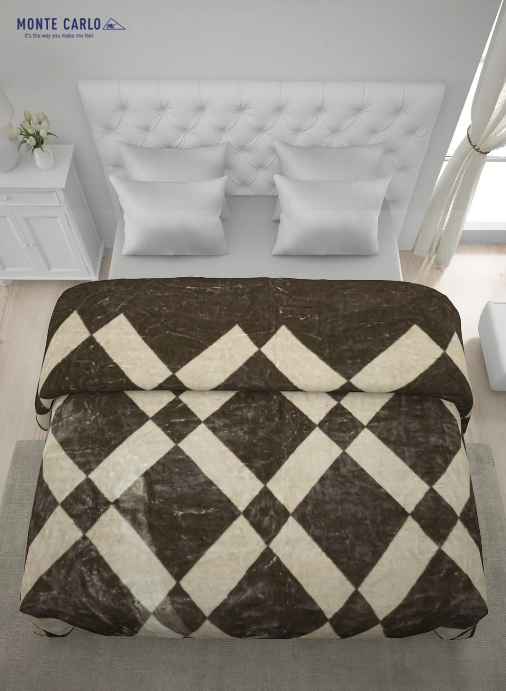 Printed Mink Double Blanket for Mild Winter - 1 Ply - Image 4