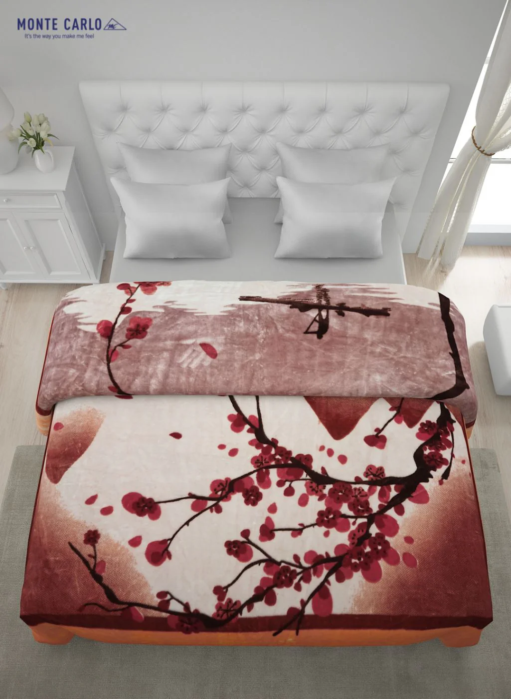 Printed Mink Double Blanket for Mild Winter - 1 Ply - Image 4