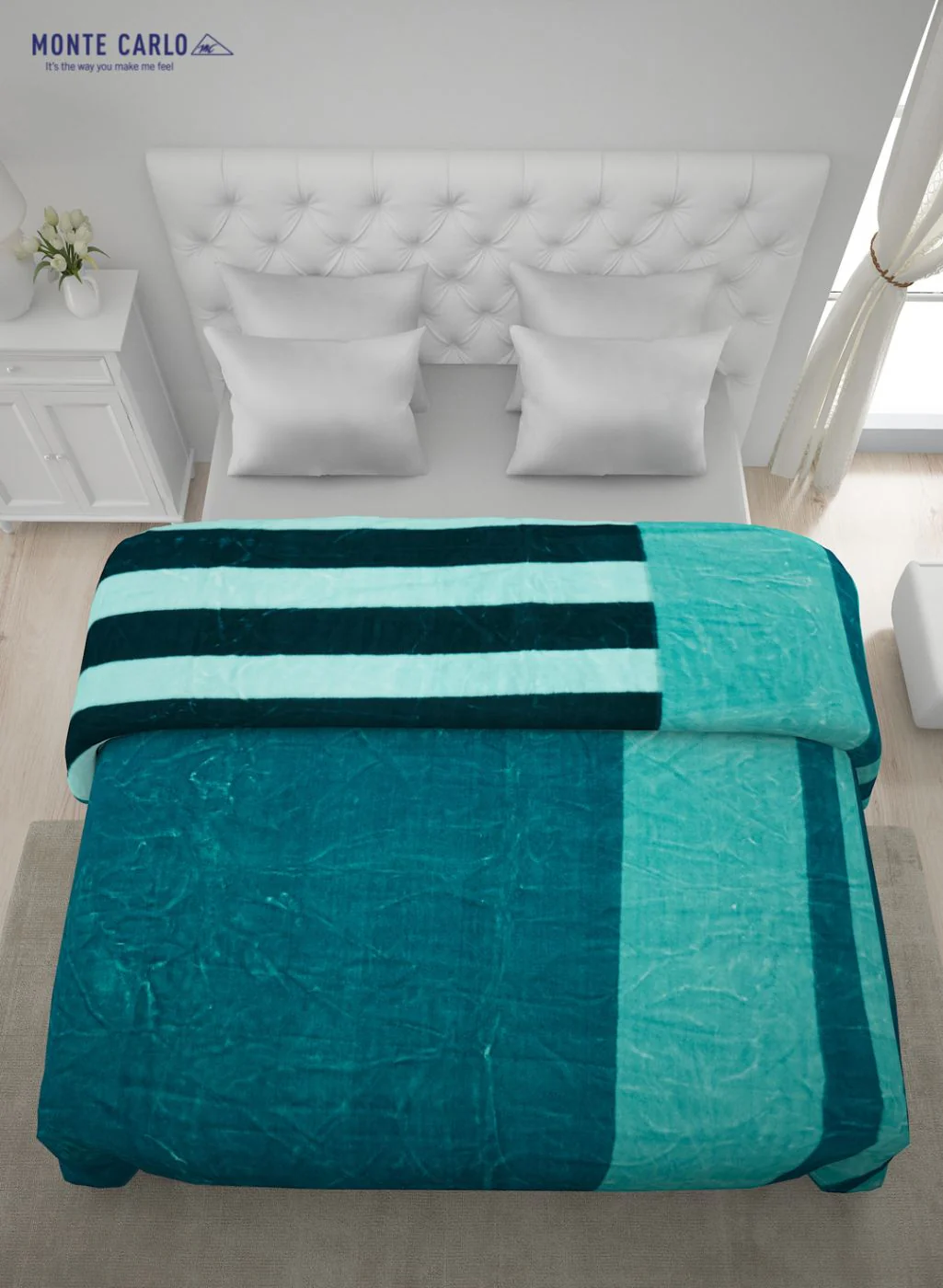 Printed Mink Double Blanket for Mild Winter - 1 Ply - Image 4