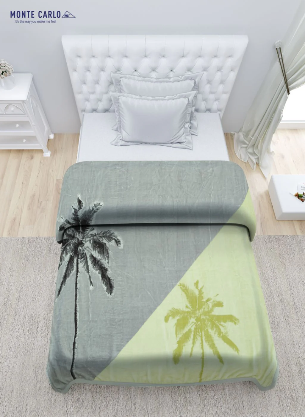 Printed Mink Single Blanket for Mild Winter - 2 Ply - Image 4