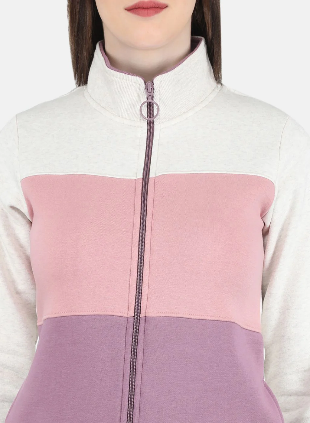 Women Beige Printed Tracksuit - Image 6