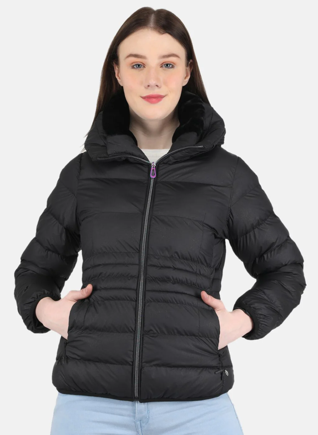 Women Black Stripe Jacket