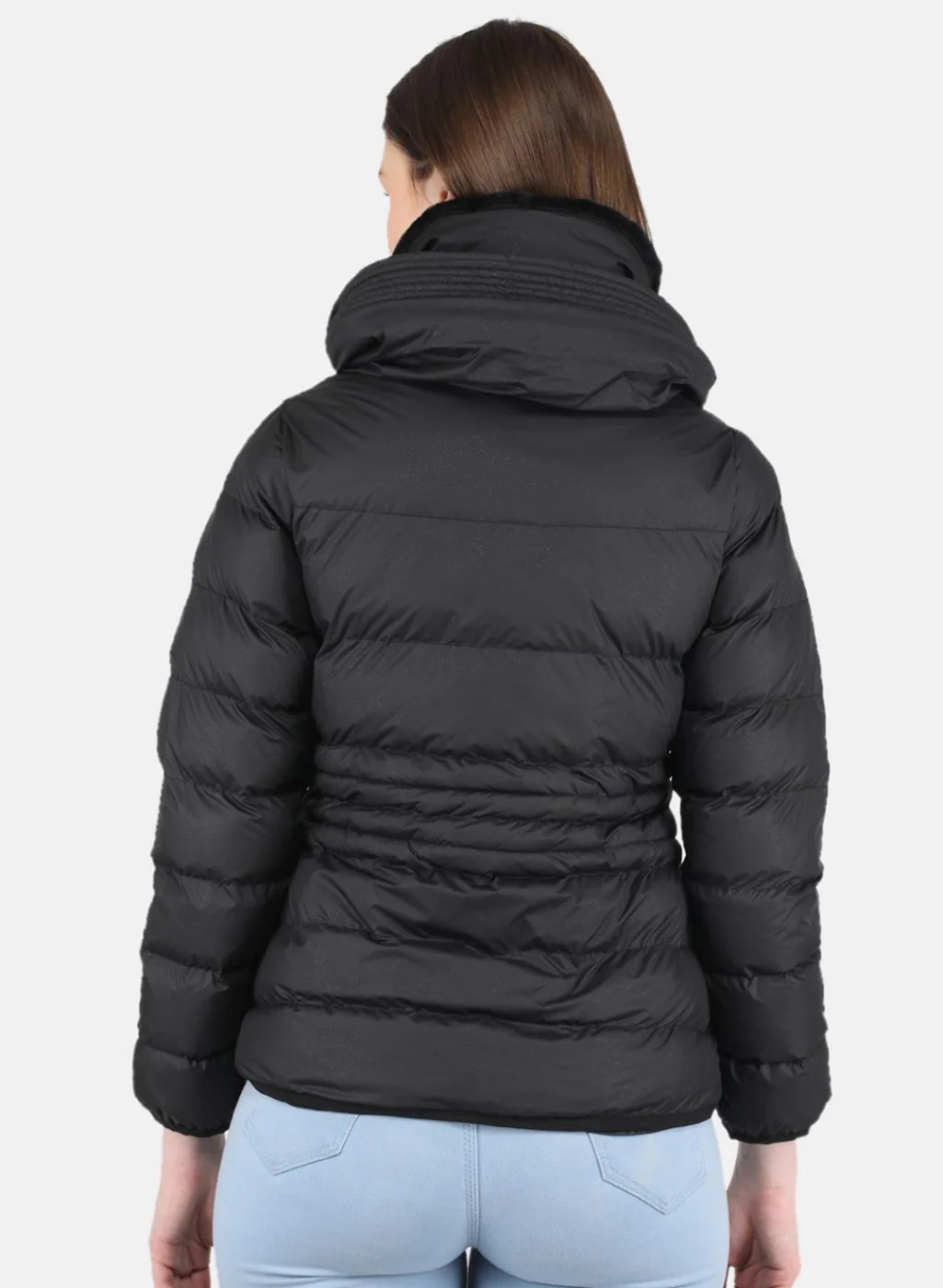 Women Black Stripe Jacket - Image 3