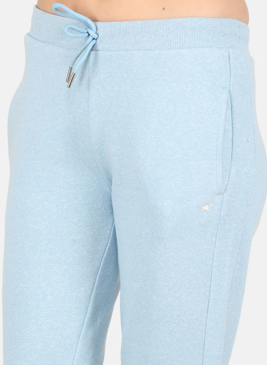 Women Blue & Peach Printed Tracksuit - Image 6