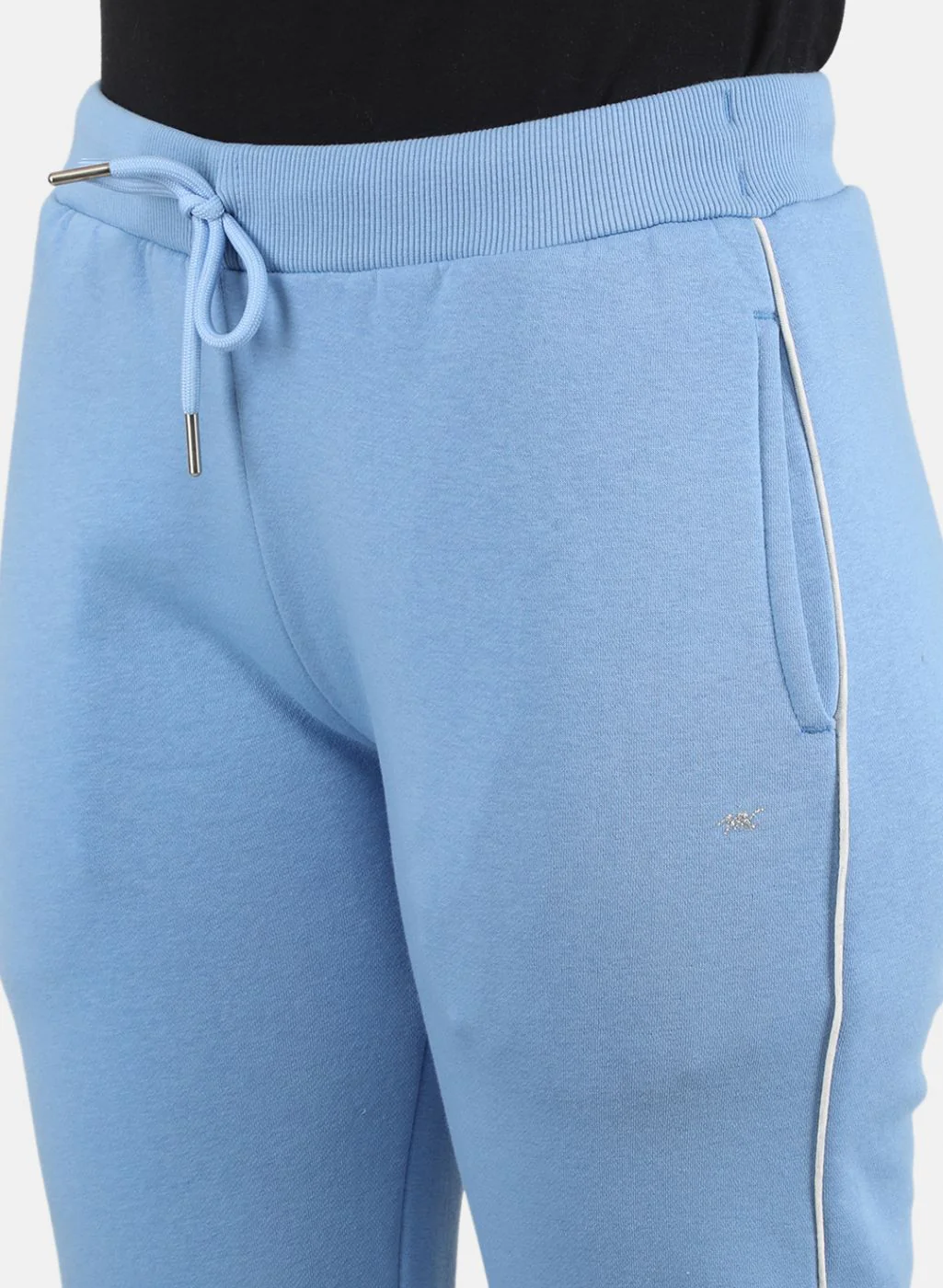 Women Blue Printed Tracksuit - Image 5
